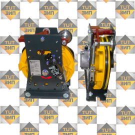 v Ограничитель скорости HJ 200 SB O - Z6 - R, шкив Ø 200 мм, V=1,6 м.с, срабатывание по час стрелке